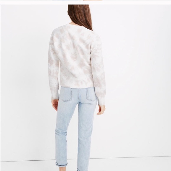 Madewell Tie Dye crop Sweatshirt - Picture 3 of 5